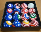 Stars And Stripes Pool Table Billiard Balls Pool Ball Set