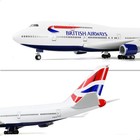 British Airways Boeing 747-400 G-bnlw Desk Top Jet Model 1 160 Model Az Airplane