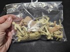 Marx Vtg 1950s Farm Figures Cream Lot 14pc  Farm Hands And Animals Playset Cows 