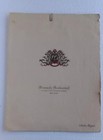 Vintage Restaurant Menu Brussels Restaurant 54th Street New York City