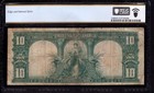 1901  10 Legal Tender Bison Note Fr 122 Speelman White Pcgs B Fine F 12
