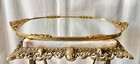 Vintage 1950s-70s Matson 804 Gold Gilt Ormolu Mirrored Vanity Tray Floral 19 