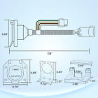 For Chevy Silverado 1500 2500 7 Way Trailer Wiring Harness 4 Way Flat Plug Kit 