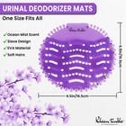 3 Pcs Urinal Mats Odor Freshener For Toilet Bathroom Urinal Mats Pads Deodorizer