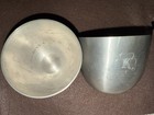 Jefferson Cup Web Pewter 1101 Vintage Set Of 2 Cups Made In Usa