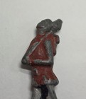 Vintage Antique German Metal Cracker Jack Toy Soldier Early 20th Century