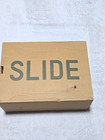 Adidas Men   s Black Slide Sandals Slip-on Synthetic Upper Logo Us 11 New box