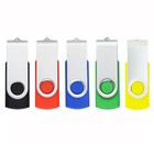 Lot 100 Custom Swivel Usb Flash Drives Promotional Product Personalized Logo