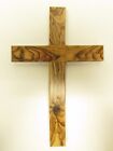 Large 10  Olive Wood Wall Cross - Hand Made In The Holy Land  Jerusalem