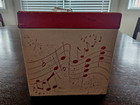 1961 Anville Platter-pak Record Carrying Case Orange Amberg File Co