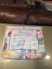 Vintage Baby Looney Tunes Crib Skirt Dust Ruffle Abc Blocks New 1998 Pink Teal