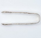 Antique German 800 Silver Sugar Tongs Imperial Crown Hallmark Floral Rose- Rare