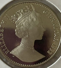 1992 Gibraltar          1 Crown Coin   Cocker Spaniel Dog   Mint State   Very Rare  