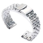 20 22 24mm Width Watch Band Strap Bracelet Link Solid Watchband Replacement 