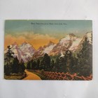 Circa 1940s Wyoming Souvenir Fold Out Postcard Art Nos Western Gift Man Cave