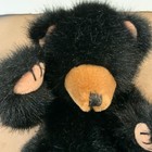 Russ Berrie Plush Blacky The Black Bear 10  Stuffed Animal Soft Toy Vintage