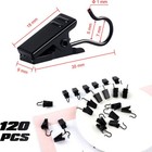 50 100pcs Stainless Steel Curtain Clips W  Hook For Curtain Photos Decor Usa