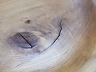 Turned Wooden Fruit Bowl Made Of Beautiful Unknown Wood  Handcrafted