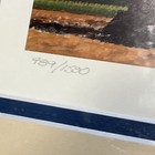 Bob Feller No Hitter 2007 Lithograph Bill Purdom Signed 989 1500 Matte 16x20