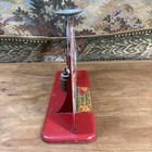 Jiffy-way Red Metal Balance Scale 30 Oz W  Egg Platform  Leveling Device