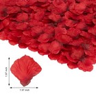 Beskit 3000 Pcs Dark Red Artificial Silk Rose Petals For Romantic Nigh