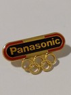 Panasonic Sponsored Olympics Lapel Pin Olympic Rings Souvenir