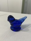 Art Glass Cobalt Blue Bird