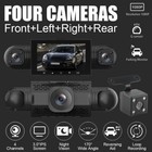 4 Lens Car Dash Cam 1080p 360   Video Recorder Rear View Camera Dvr Night Vision