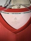 Real Madrid Adidas Soccer Jersey Red- Men   s Large