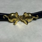 Vintage Mimi Di N 1974 Gold Tone Mouse Belt Belt Buckle Kissing Mice