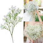 White Artificial Fake Baby s Breath Gypsophila Flower Bouquet Home Wedding Decor