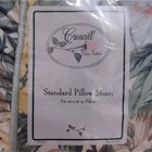 Nos Vintage Croscill Biltmore Floral Blouson Standard Pillow Sham 20 X 30