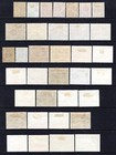  796 97    St Kitts-nevis Kgvi 1938-50 Set  35 Different Stamps  Sg68-77f M mint