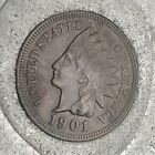 1901 Encased Indian Cent Russell Sage s Lucky Penny