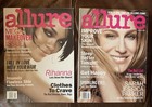 Allure Magazine Jan-june 2008 Lot Of 6 Rihanna  Mariah Carey  Beckinsdale  Alba