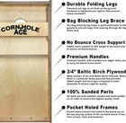Unfinished Cornhole Boards - No Poly - No Bounce  Pro Style Made Of Baltic