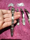 Lot Of 6 Vintage Amerock 1334 Natural Elegance Wheat Cabinet Pulls 3  W  Screws