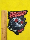 Warrant I Saw Red 3 75 X 3 Inch Iron On Patch