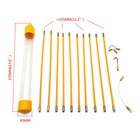 11 Ft  Fiberglass Running Wire Cable Coaxial Electrical Fish Tape Pull Push Kit
