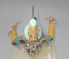 Zuni Warrior With Hummingbird Kachina By H Begay 12 Inches Signed Sitting Vtg