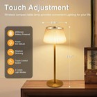 Cordless Rechargeable Led Bedside Lamp Portable Touch Dimming Fo Bedroom outdoor