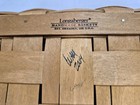 New Vintage Longaberger Market Basket 2-handles 2004-signed 8 X 10 X 15