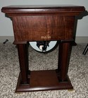 Vintage 1994 Bombay Company Pendulum Mantel Clock Roman Numerals - Works 