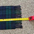 Edinburgh 100  Cashmere Scarf Black Watch Tartan Scotland 68  X 10 