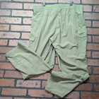Columbia Women s L Hiking Pants Convertible Roll-up Cargo Lightweight Breathable