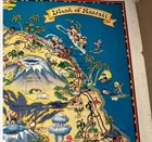 4 Vintage 1930s Souvenir Hawaiian Islands Maps Ruth Taylor White Kauai Maui Oahu