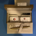 Sheaffer Legacy 2  860 Brushed Gold Fountain Pen 18k Gold Broad Nib  New In Box 