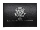 United States Mint 1998 Premier Silver Proof Coin Set In Ogp With Coa