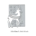 Christmas Elk Deer Metal Crafts Cutting Die Cuts  Diy Crafts Template Merry C   