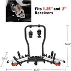 E-bike Rack For Tow Hitch Mount   2-bike Platform Rack For Cars Suvs Trucks
